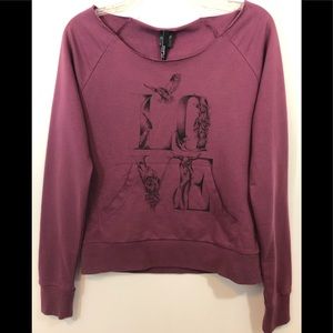 O’Neill Burgundy Size S Round Neck Top